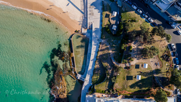 North Bondi Beach aerial